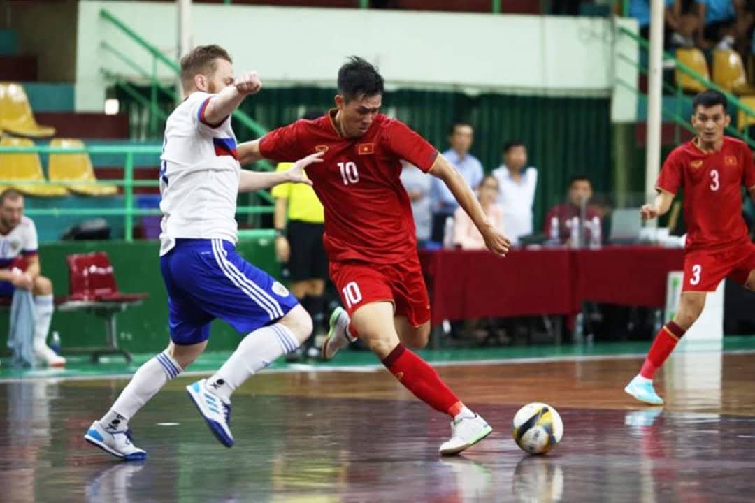 Giao hữu futsal Việt Nam - Nga ngày 19-9-2023 tại nhà thi đấu Lãnh Binh Thăng